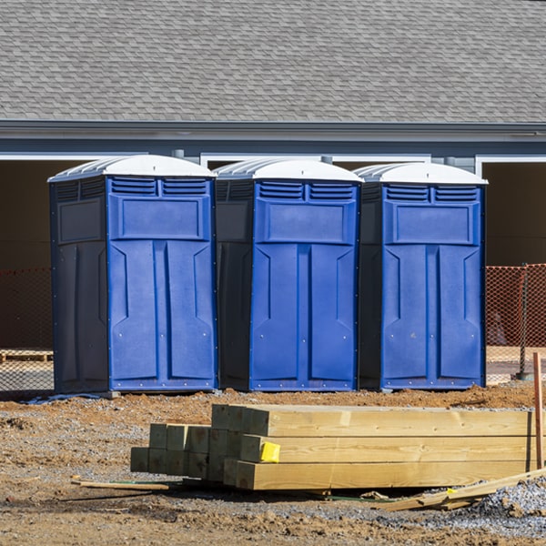 are there different sizes of portable restrooms available for rent in Cumming Iowa